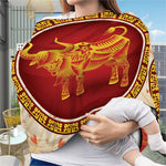 Chinese Ox Zodiac Sign Print Baby Seat Cover