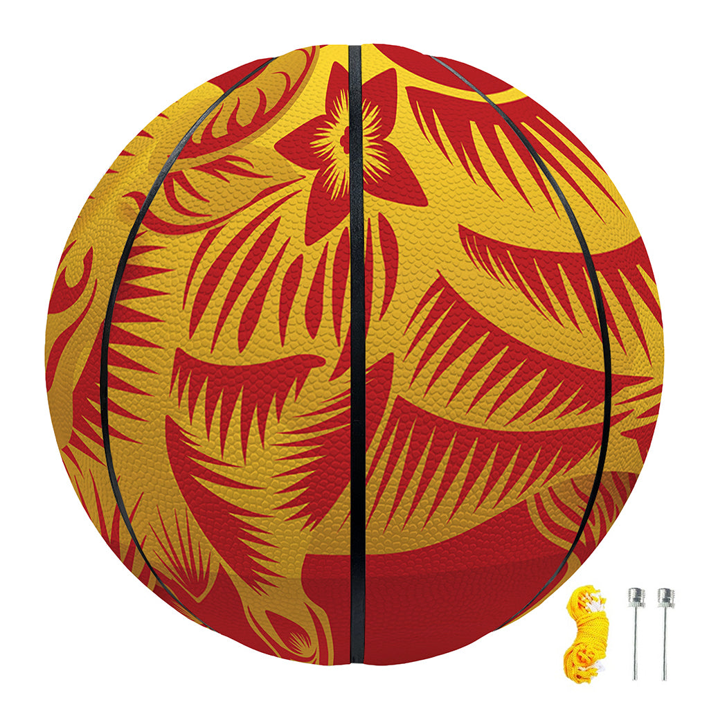 Chinese Ox Zodiac Sign Print Basketball