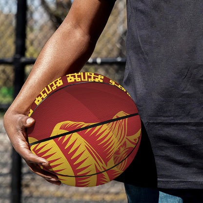 Chinese Ox Zodiac Sign Print Basketball