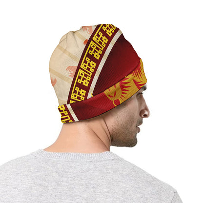 Chinese Ox Zodiac Sign Print Beanie