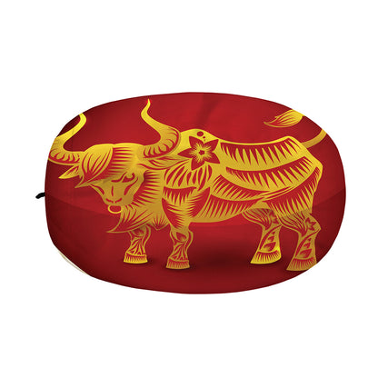 Chinese Ox Zodiac Sign Print Car Side Mirror Covers