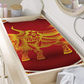 Chinese Ox Zodiac Sign Print Changing Pad Cover