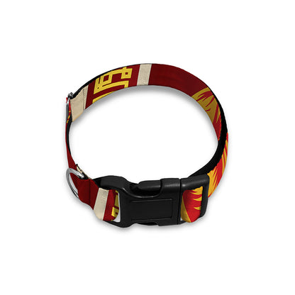 Chinese Ox Zodiac Sign Print Dog Collar