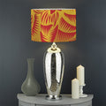 Chinese Ox Zodiac Sign Print Drum Lamp Shade