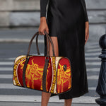 Chinese Ox Zodiac Sign Print Duffle Bag