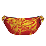 Chinese Ox Zodiac Sign Print Fanny Pack