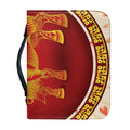 Chinese Ox Zodiac Sign Print Leather Bible Cover