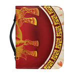 Chinese Ox Zodiac Sign Print Leather Bible Cover