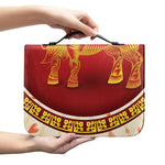 Chinese Ox Zodiac Sign Print Leather Bible Cover