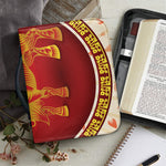 Chinese Ox Zodiac Sign Print Leather Bible Cover