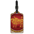 Chinese Ox Zodiac Sign Print Luggage Tag