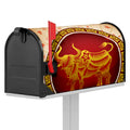 Chinese Ox Zodiac Sign Print Mailbox Cover