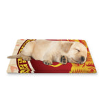 Chinese Ox Zodiac Sign Print Pet Cooling Mat Cover