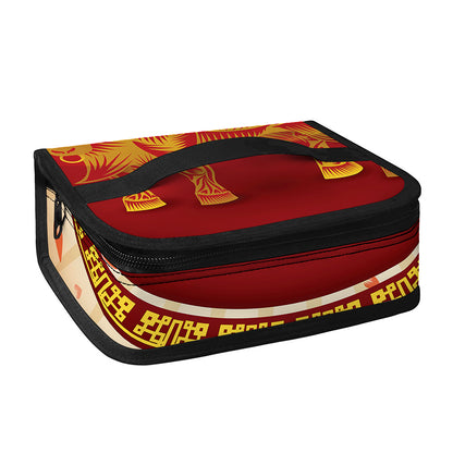 Chinese Ox Zodiac Sign Print Small Lunch Bag