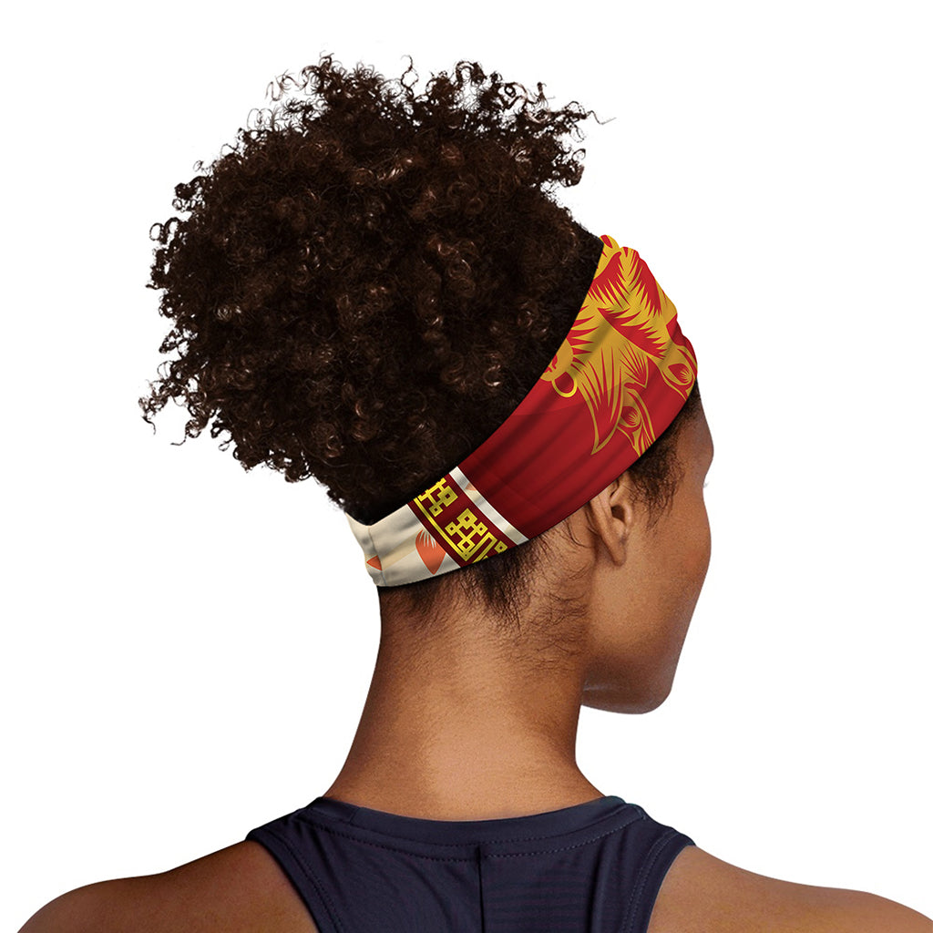 Chinese Ox Zodiac Sign Print Sports Headband