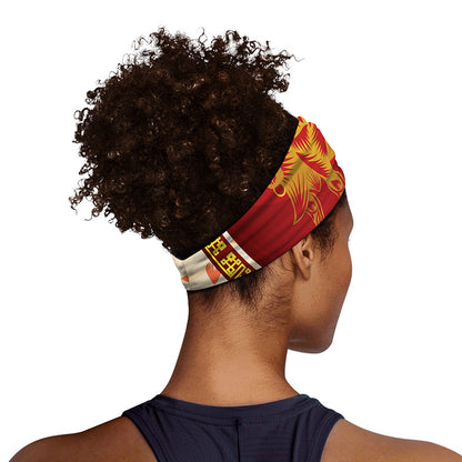 Chinese Ox Zodiac Sign Print Sports Headband