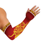 Chinese Ox Zodiac Sign Print Sun Protection Arm Sleeves