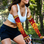 Chinese Ox Zodiac Sign Print Sun Protection Arm Sleeves