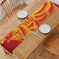 Chinese Ox Zodiac Sign Print Table Runner
