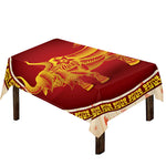 Chinese Ox Zodiac Sign Print Tablecloth