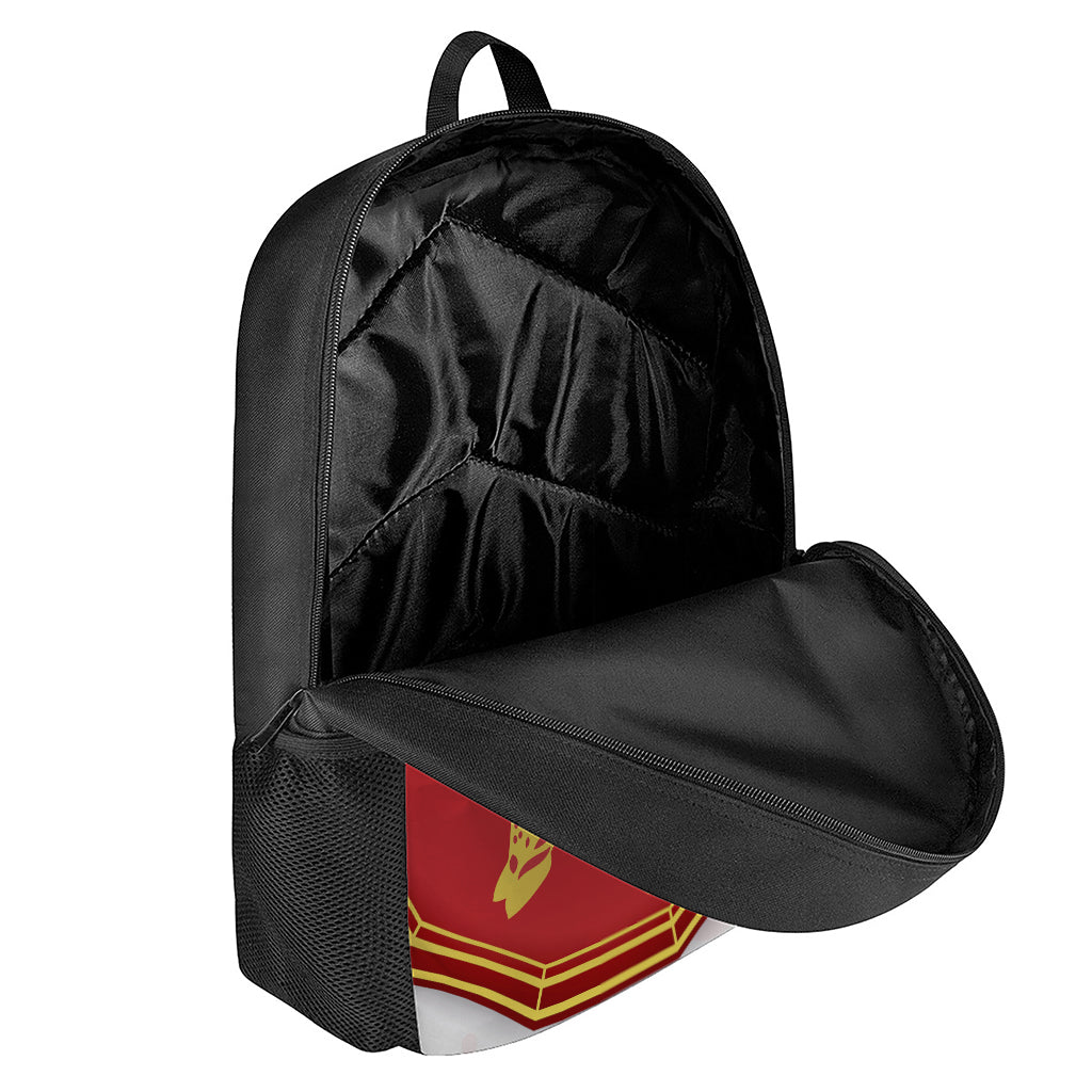 Chinese Ox Zodiac Symbol Print 17 Inch Backpack