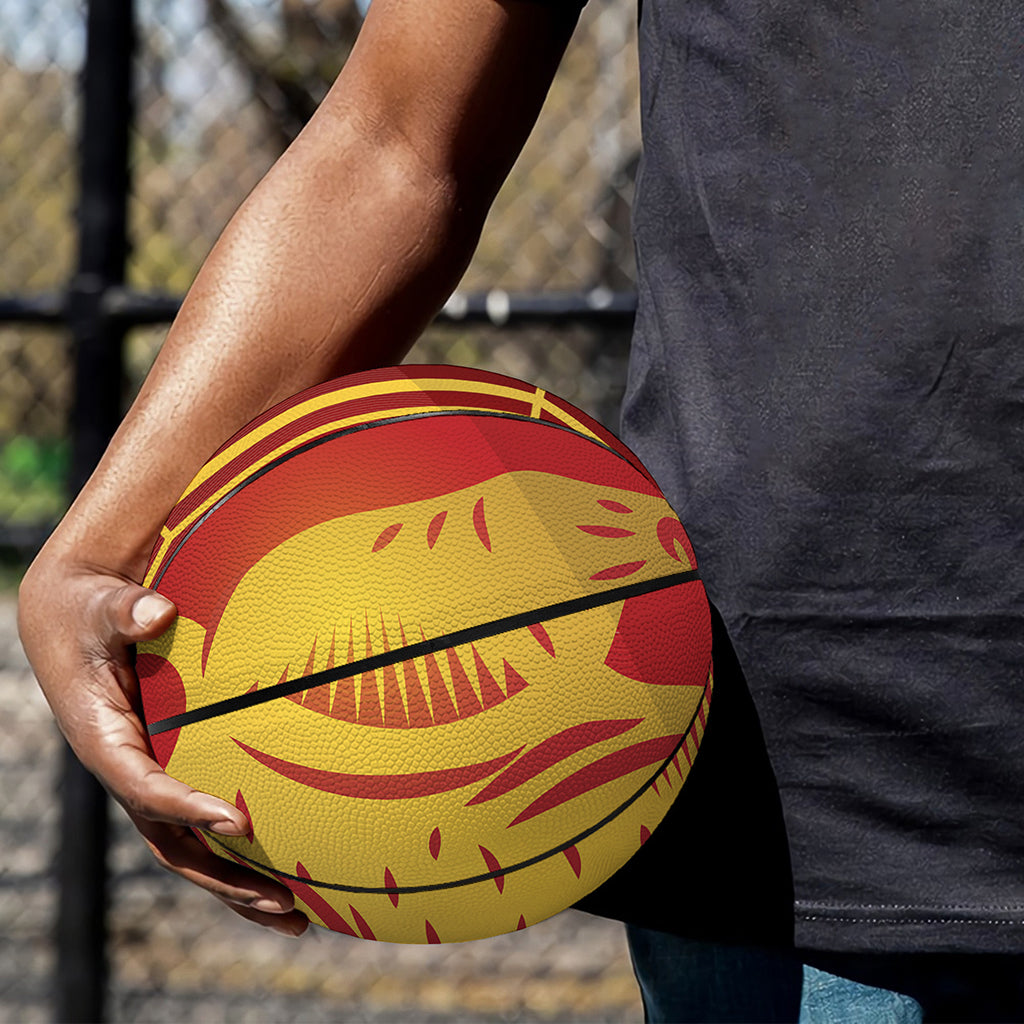 Chinese Ox Zodiac Symbol Print Basketball