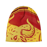 Chinese Ox Zodiac Symbol Print Beanie