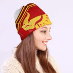 Chinese Ox Zodiac Symbol Print Beanie