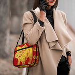 Chinese Ox Zodiac Symbol Print Double Strap Bible Bag