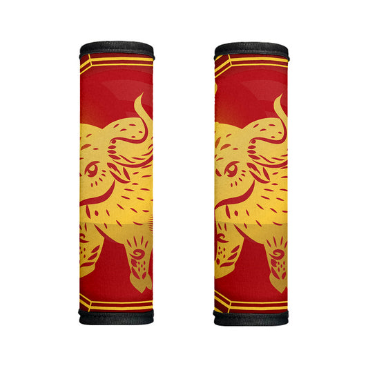 Chinese Ox Zodiac Symbol Print Handle Covers