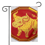 Chinese Ox Zodiac Symbol Print House Flag