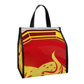 Chinese Ox Zodiac Symbol Print Insulated Lunch Tote