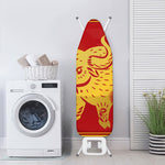 Chinese Ox Zodiac Symbol Print Ironing Board Cover