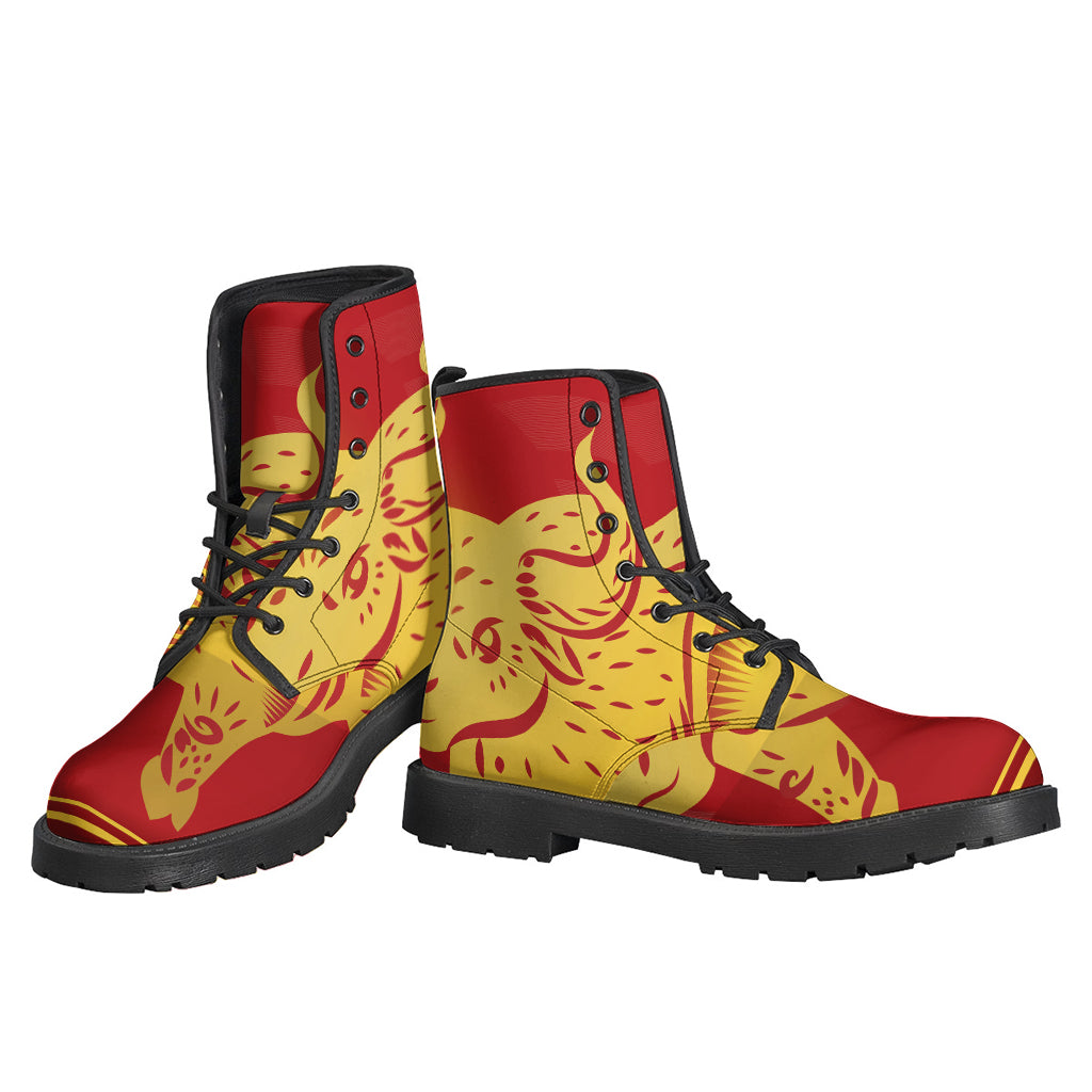 Chinese Ox Zodiac Symbol Print Backpack