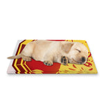 Chinese Ox Zodiac Symbol Print Pet Cooling Mat Cover