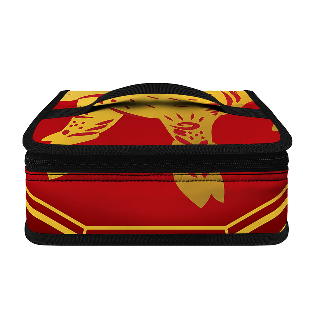 Chinese Ox Zodiac Symbol Print Small Lunch Bag