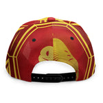 Chinese Ox Zodiac Symbol Print Snapback Cap