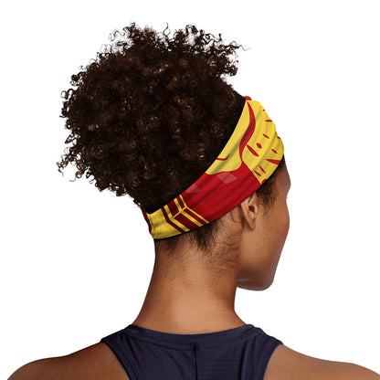 Chinese Ox Zodiac Symbol Print Sports Headband