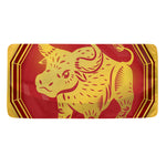 Chinese Ox Zodiac Symbol Print Towel