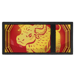 Chinese Ox Zodiac Symbol Print Trifold Wallet