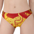 Chinese Ox Zodiac Symbol Print Women's Panties