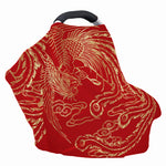 Chinese Phoenix Print Baby Seat Cover