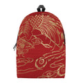 Chinese Phoenix Print School Backpack