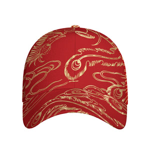 Chinese Phoenix Print Baseball Cap