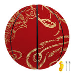 Chinese Phoenix Print Basketball