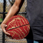 Chinese Phoenix Print Basketball