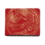 Chinese Phoenix Print Bifold Wallet