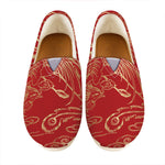Chinese Phoenix Print Casual Shoes