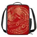 Chinese Phoenix Print Crossbody Lunch Bag