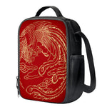 Chinese Phoenix Print Crossbody Lunch Bag